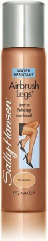 Sally Hansen Water Resistant Airbrush Legs Spay Tan Glow Легкий и прозрачный спрей автозагар для ног 75 мл