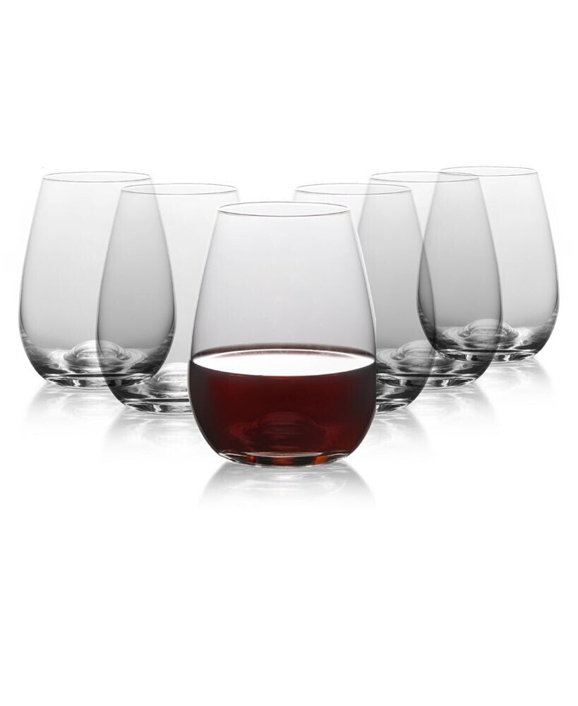 Table 12 15.5-Ounce Stemless Wine Glasses, Set of 6