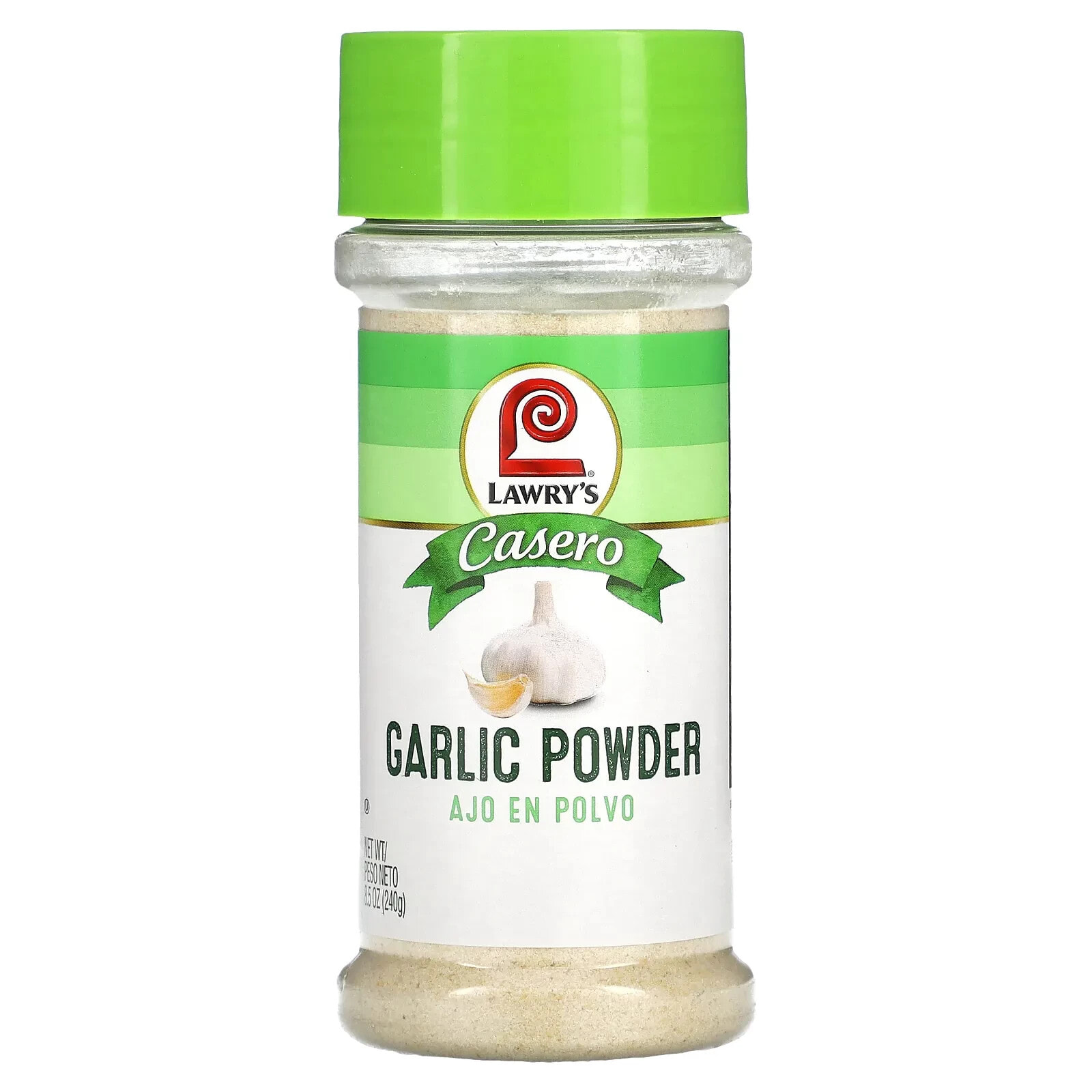 Casero, Garlic Powder, 8.5 oz (240 g)