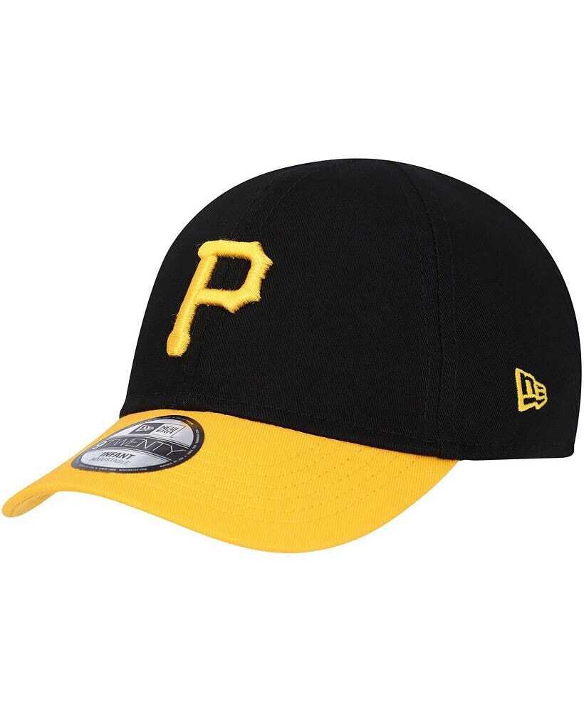 New Era infant Boys and Girls Black Pittsburgh Pirates Team Color My First 9TWENTY Flex Hat
