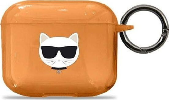 Karl Lagerfeld Etui ochronne KLA3UCHFY Choupette do AirPods 3 żółte