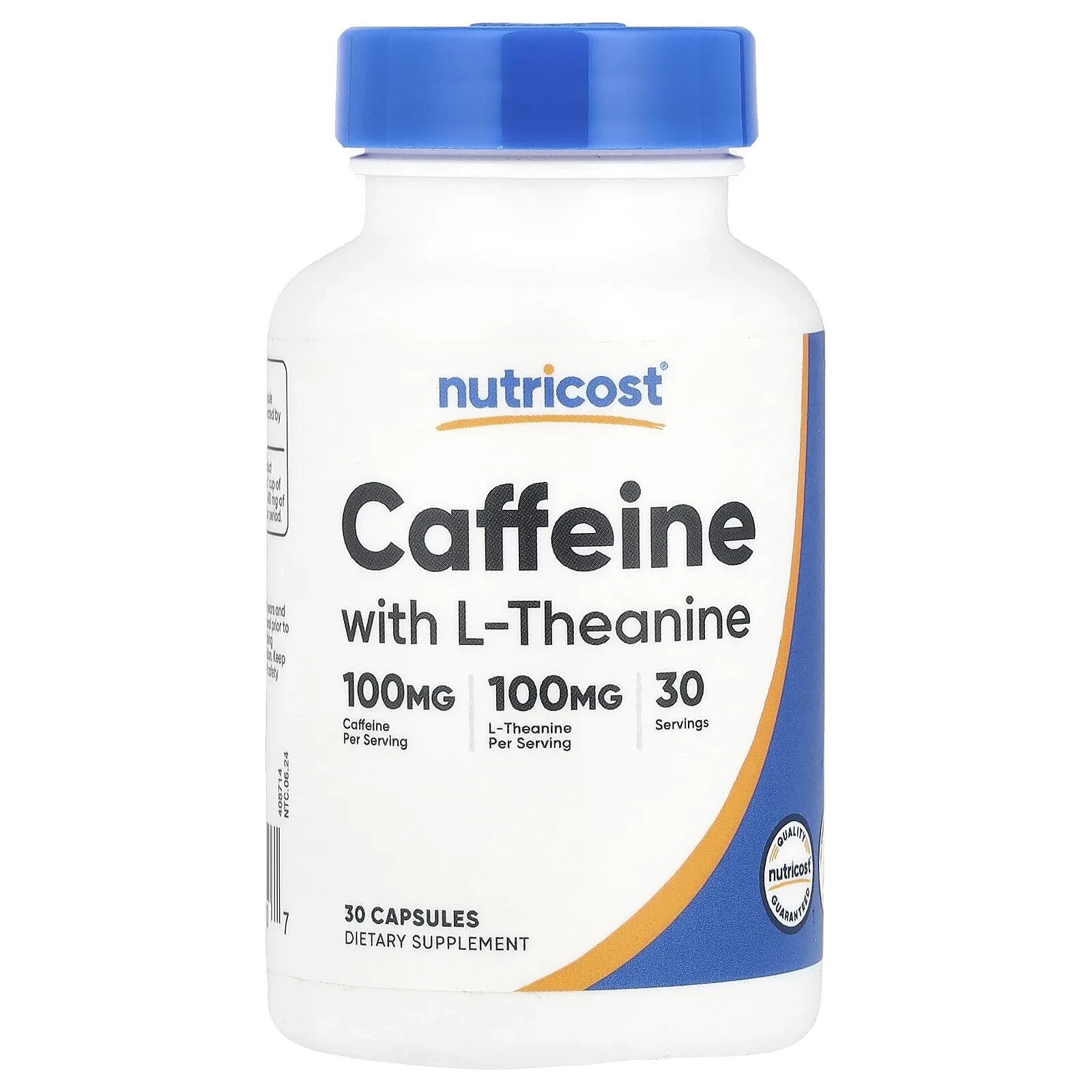 Caffeine With L-Theanine, 30 Capsules