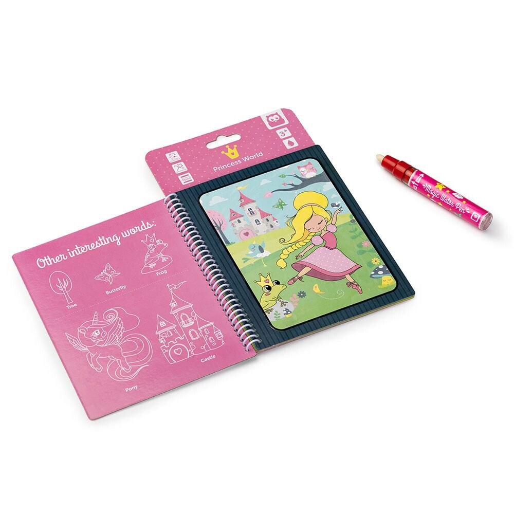 EUREKAKIDS Book to paint with water - magic water princesses