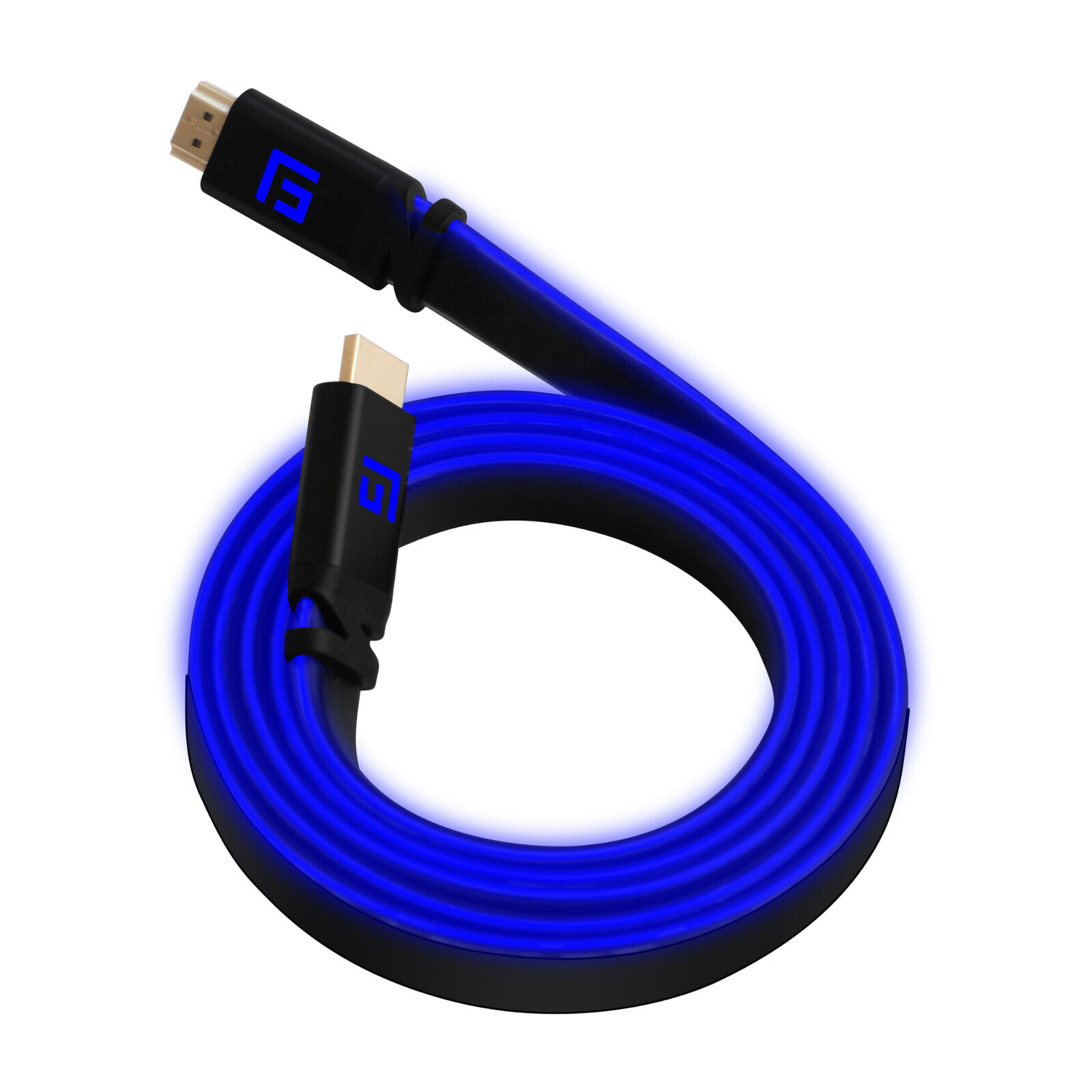 Floating Grip HDMI Kabel High Speed 8K/60Hz LED 3.0m blau - Cable - Digital/Display/Video