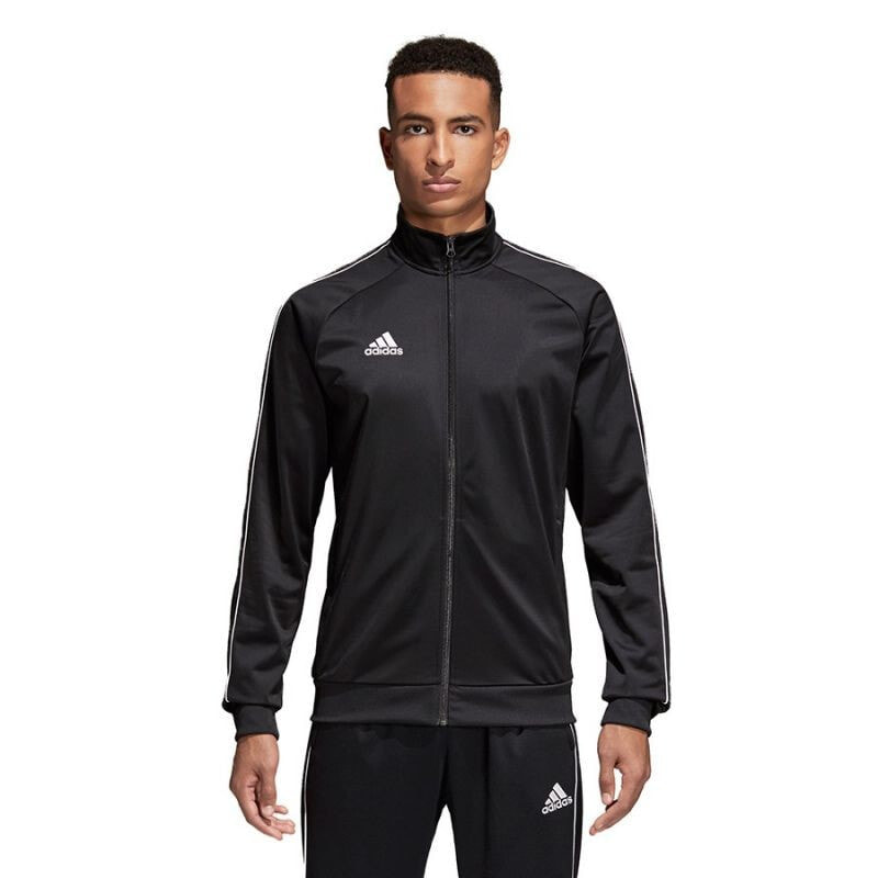 Мужская олимпийка спортивная на молнии черная Adidas Core 18 PES JKT M CE9053 размер XL — купить недорого с доставкой, 466787