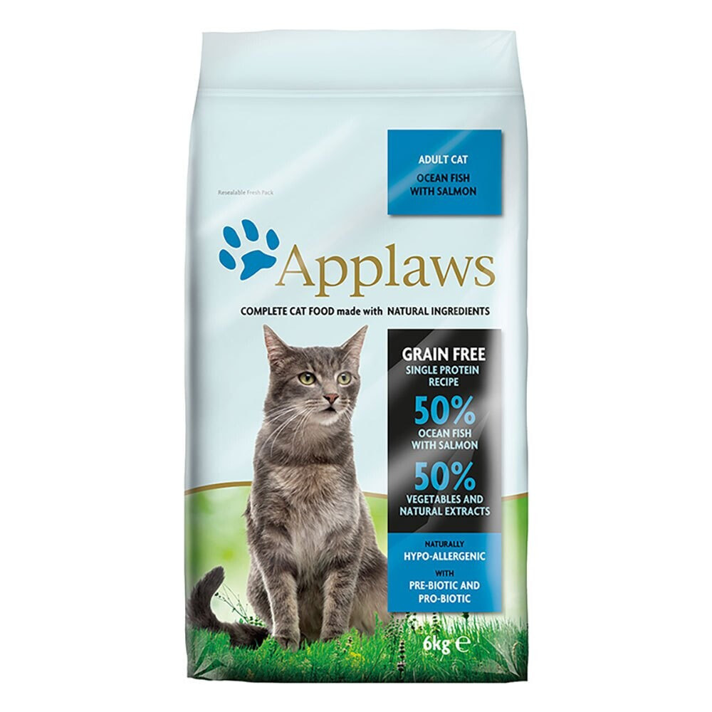 APPLAWS Adult Fish And Salmon 6kg Cat Food