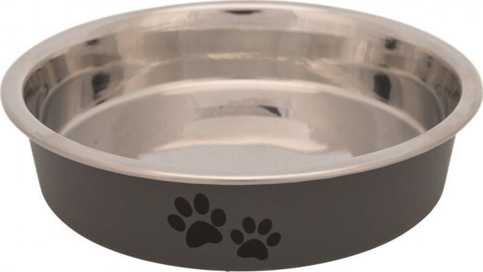 Trixie Bowl for short dog breeds, stainless steel, 0.25 l / o 13 cm