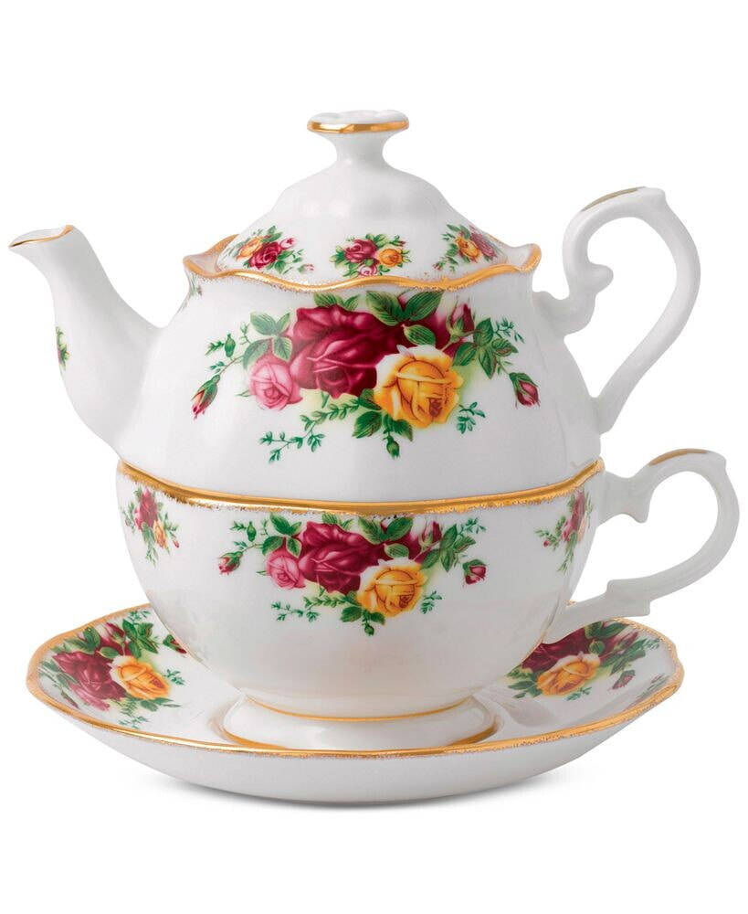 Royal Albert old Country Roses Tea For One Set