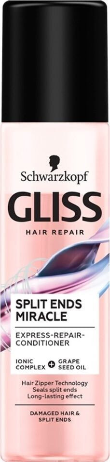 Schwarzkopf Gliss Kur Split Ends Miracle Express Rebuilding Conditioner Экспресс восстанавливающий кондиционер-спрей для поврежденных волос и сухих кончиков 200 мл