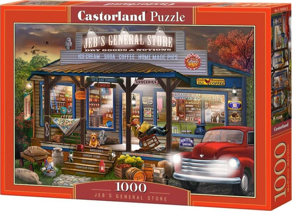 Castorland Puzzle 1000 Jeb's general store CASTOR