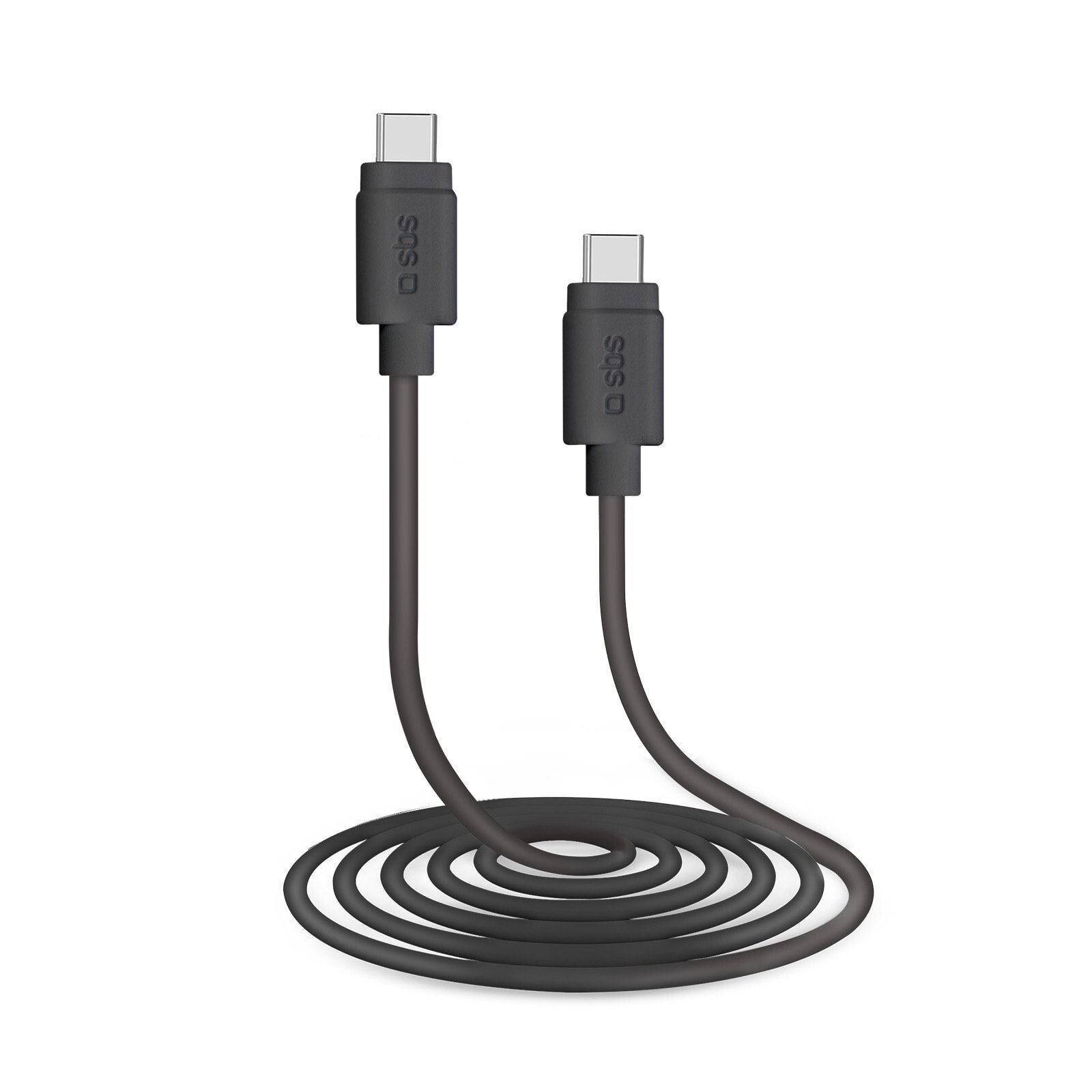 SBS Data and charging cable with Type-C 3.1 Connectors - 1.5 m - USB C - USB C - USB 3.2 Gen 1 (3.1 Gen 1) - Black