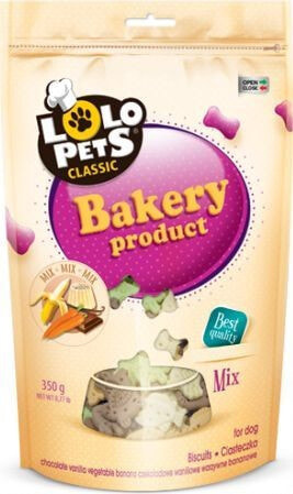 Lolo Pets Classic Biscuits - mix animals in doypack foil 350g