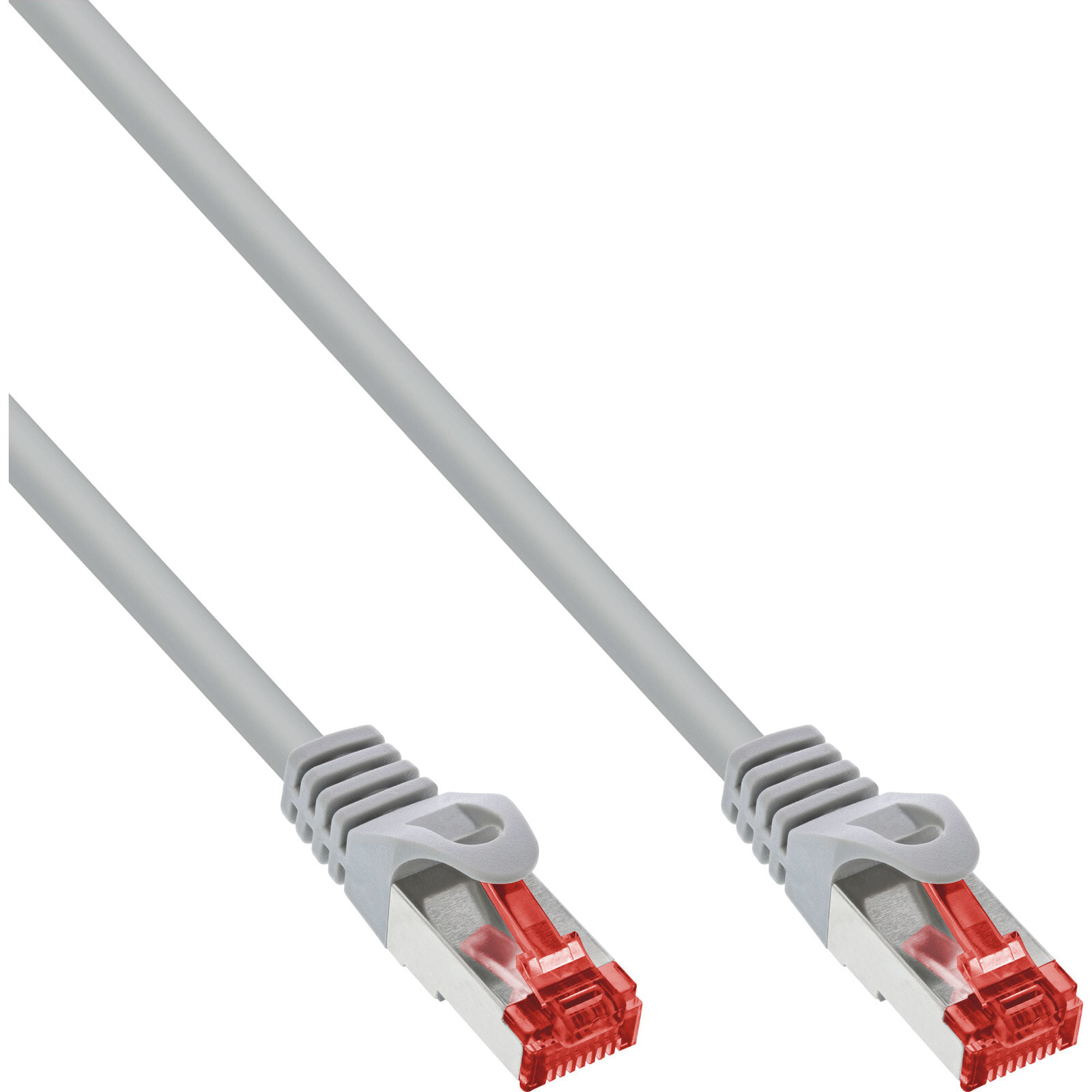 InLine Patch Cable S/FTP PiMF Cat.6 250MHz PVC copper grey - 1.2m