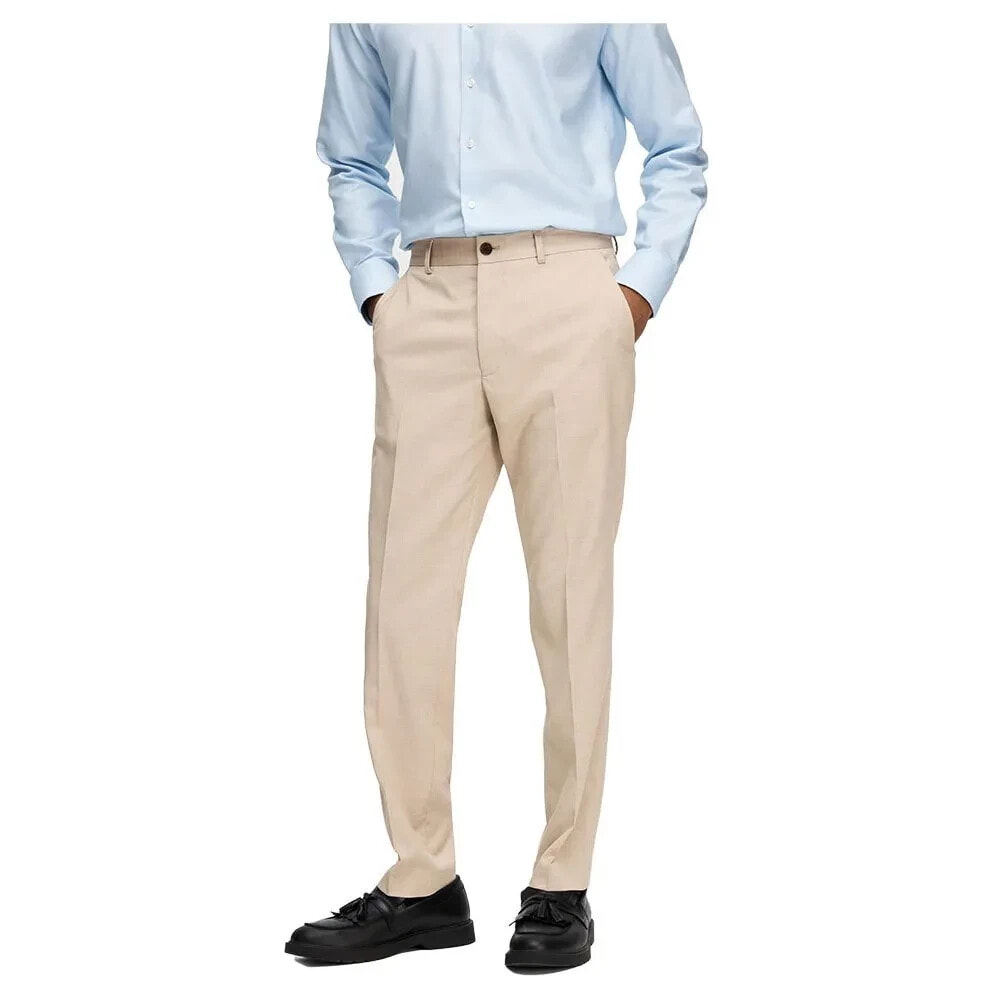 SELECTED Cedric Structure Slim Fit Dress Pants