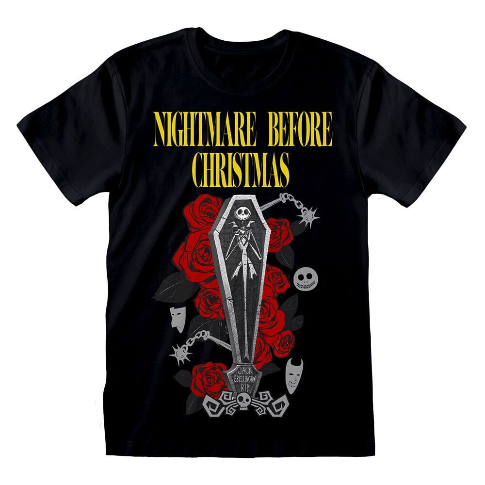 HEROES Official Nightmare Before Christmas Jack Coffin Short Sleeve T-Shirt