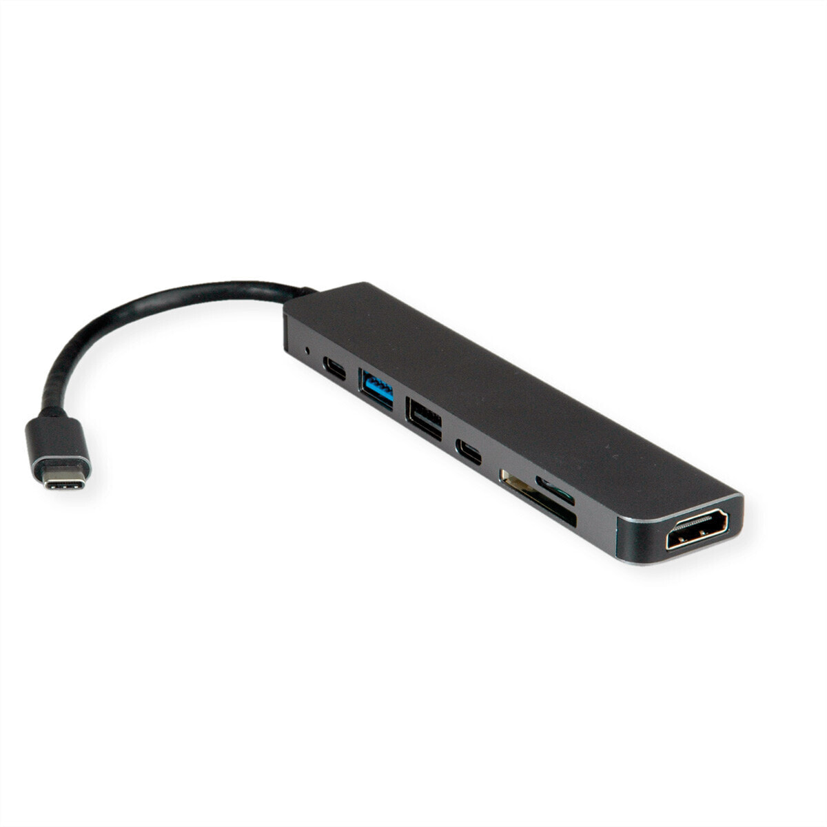 VALUE USB-C Dock HDMI+2x USB A 2.0+3.2G+SD/TF+PD 4K - Digital