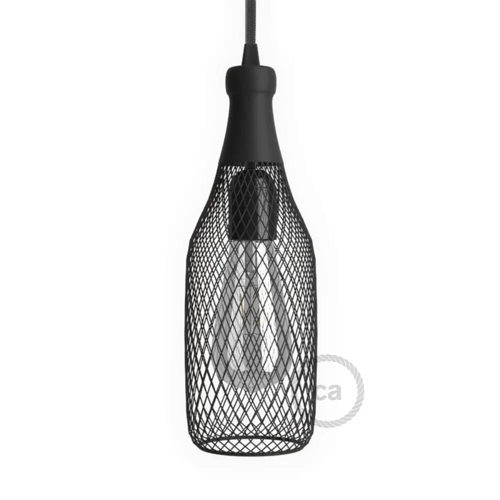 CREATIVE CABLES Metal Magnum Bottle Lampshade