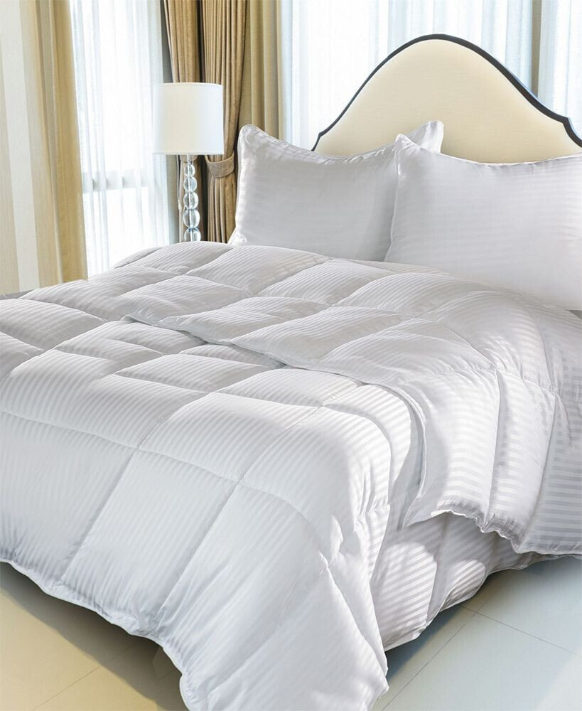 Superior striped Down Alternative Comforter, King