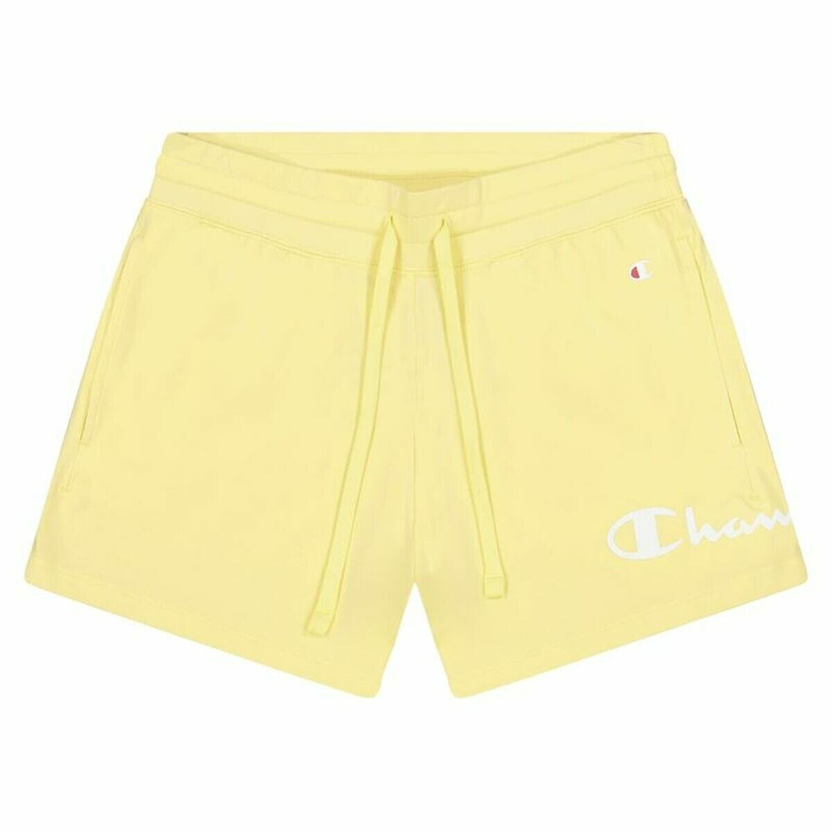 Sports Shorts for Women Champion Drawcord Pocket Yellow