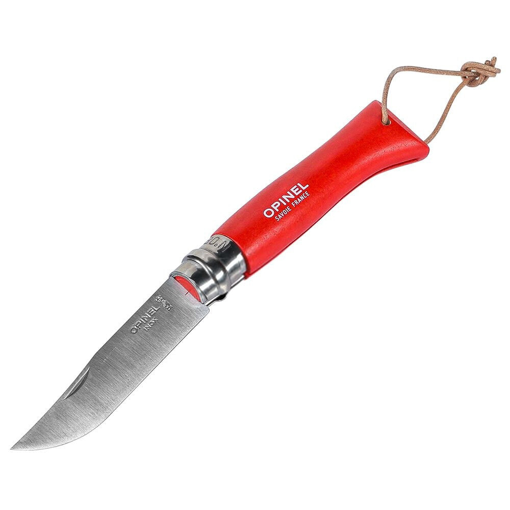 OPINEL No 08 Red With Sheath Penknife
