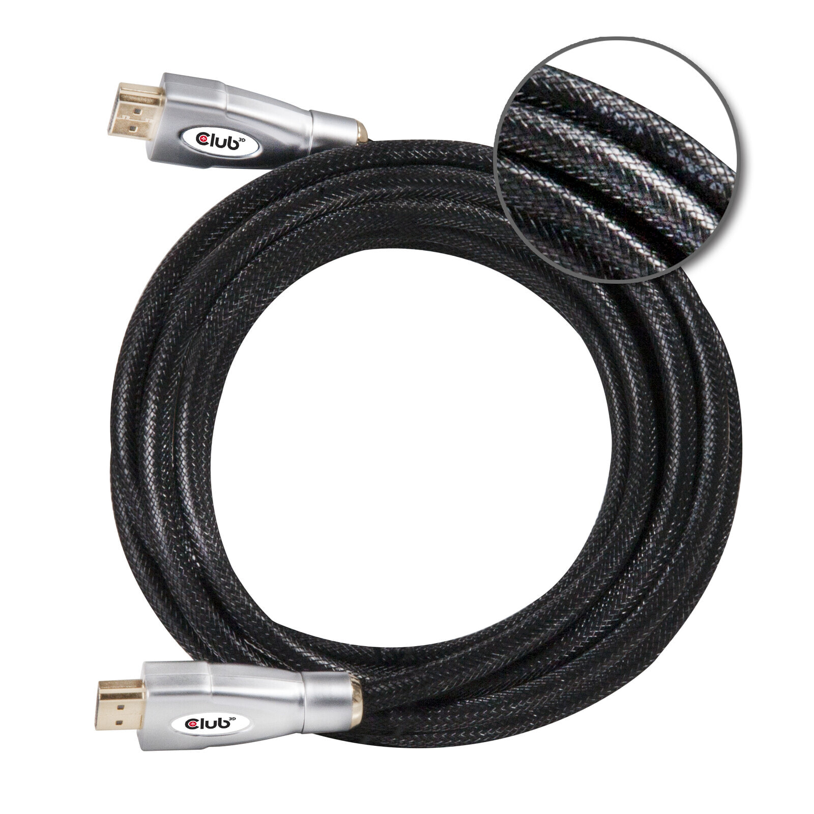 CLUB3D HDMI 2.0 4K60Hz UHD Cable 5m/16.4ft CAC-2312