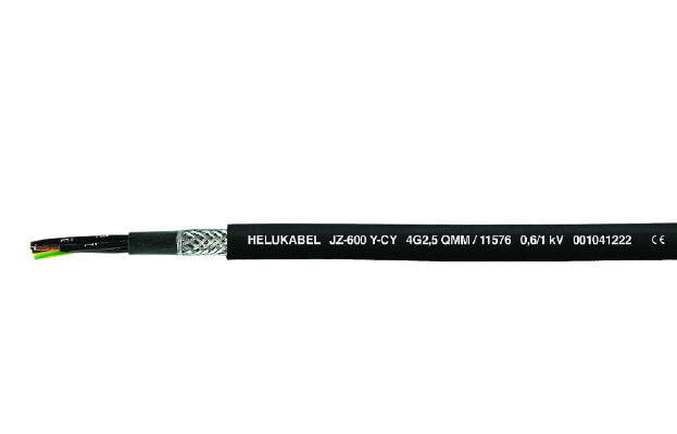 Helukabel JZ-600 - Low voltage cable - Grey - Polyvinyl chloride (PVC) - Polyvinyl chloride (PVC) - Cooper - 7G0,5