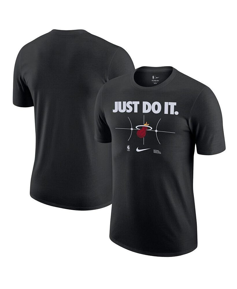 Nike men's Black Miami Heat Just Do It T-shirt