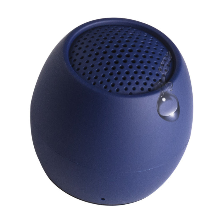 BOOMPODS Zero Bluetooth Lautsprecher Freisprechfunktion stoßfest Wasserfest Dunkelblau - Speaker - Shockproof