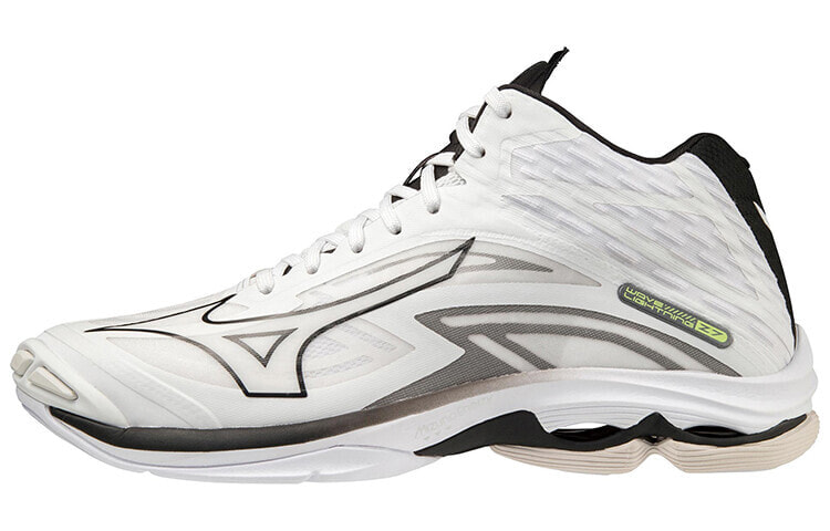 Mizuno Wave Lightning Z7 Mid 排球鞋 男女同款 白色 / Кроссовки Mizuno Wave Lightning Z7 Mid V1GA225009