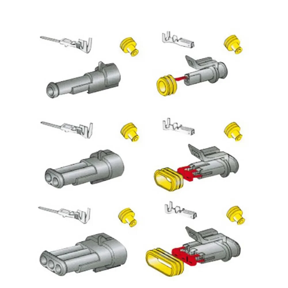 OEM MARINE Superseal 1 Pole Female Connector