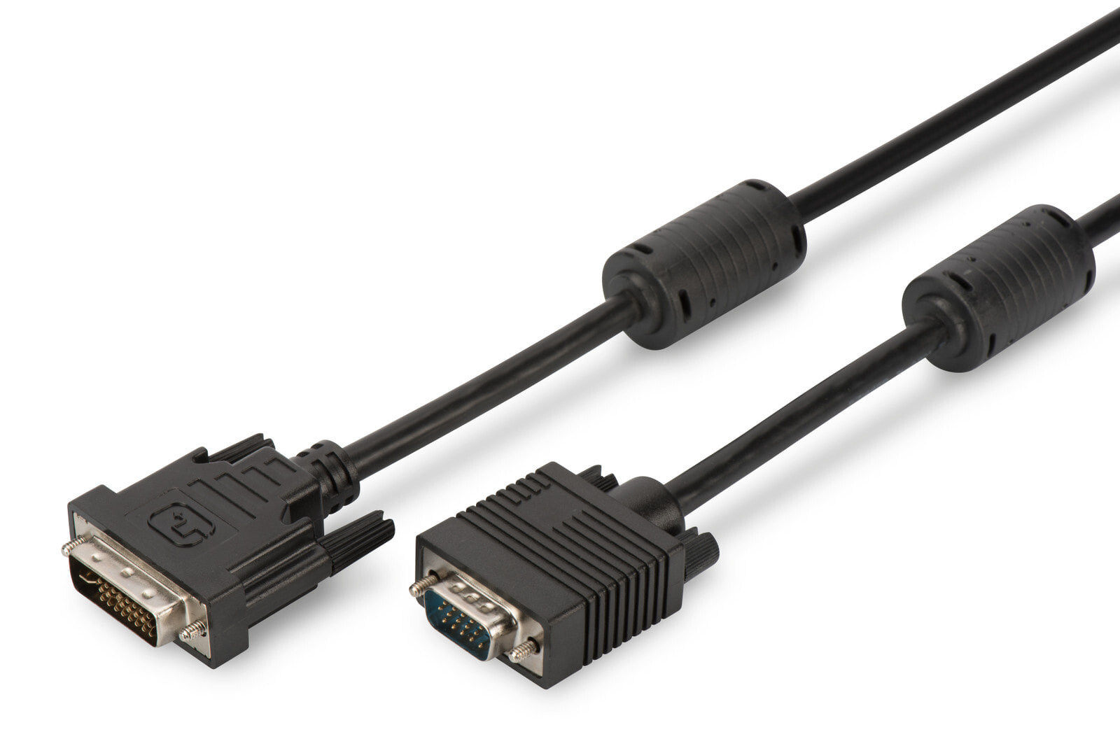ASSMANN Electronic DVI(24+5) - HD15 2m DVI-I VGA (D-Sub) Черный AK-320300-020-S