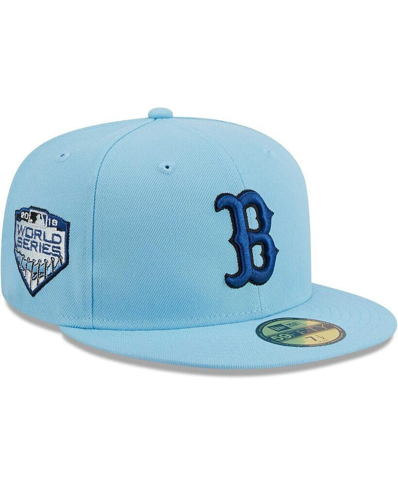 New Era men's Light Blue Boston Red Sox 59FIFTY Fitted Hat