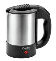 Bomann WKR 1162 CB - 0.5 L - 1000 W - Black,Stainless steel - Stainless steel - Overheat protection