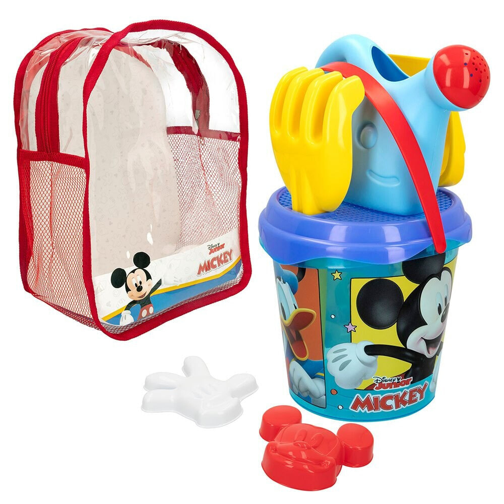 COLORBABY Beach Cube Set With Accessories And Mickey Transport Backpack