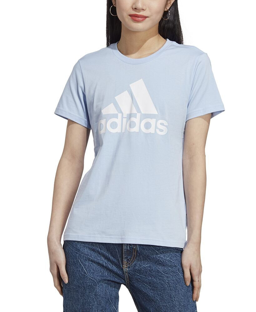 adidas women's Essentials Logo Cotton T-Shirt, XS-4X