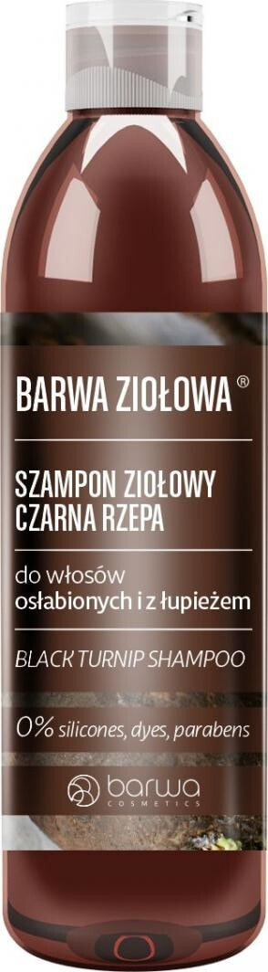 Barwa Black Turnip Shampoo Шампунь с черной репы для ухода за ослабленными волосами со склонностью к перхоти 250 мл