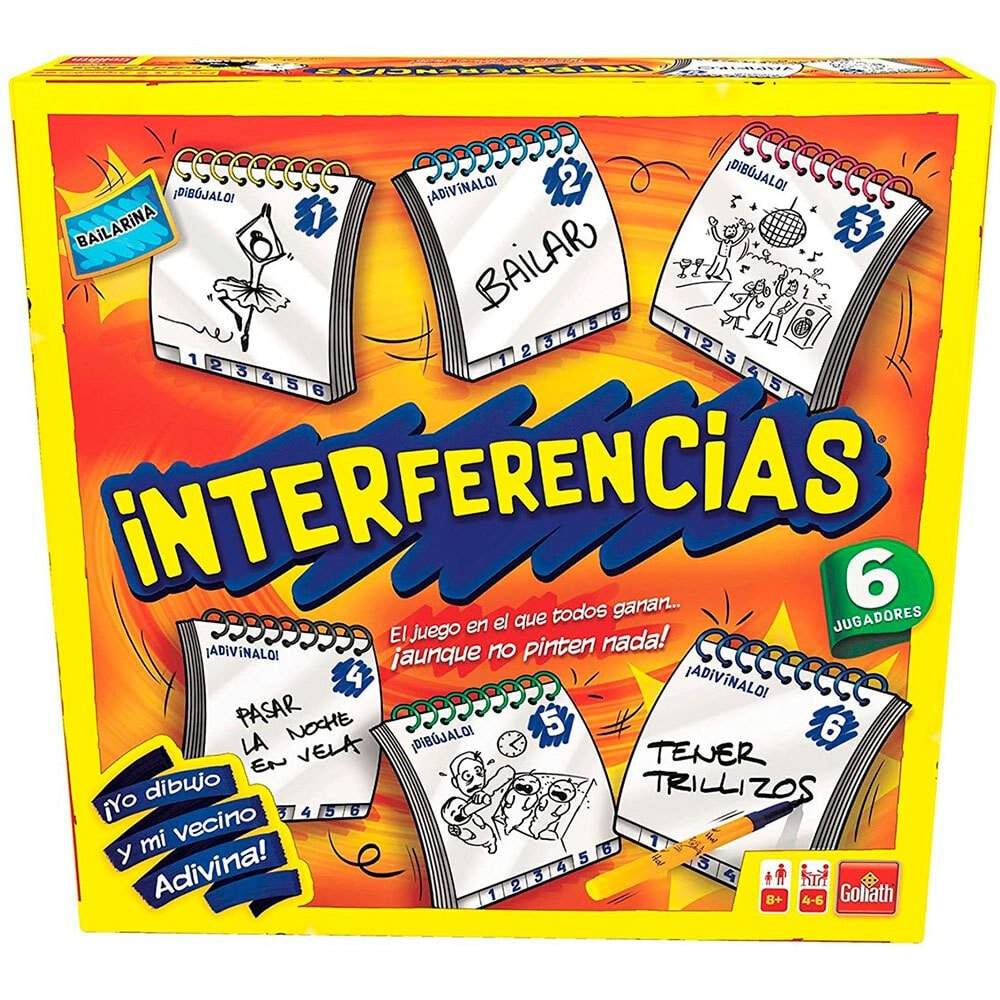 GOLIATH BV Interferencias Spanish Board Game