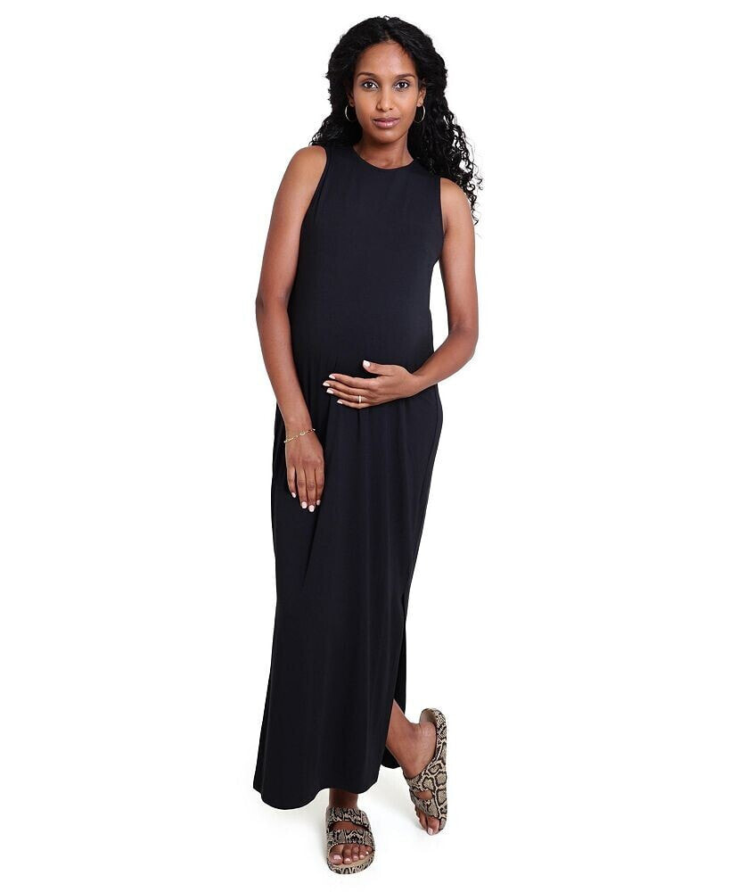 Ingrid + Isabel maternity Square Armhole Dress