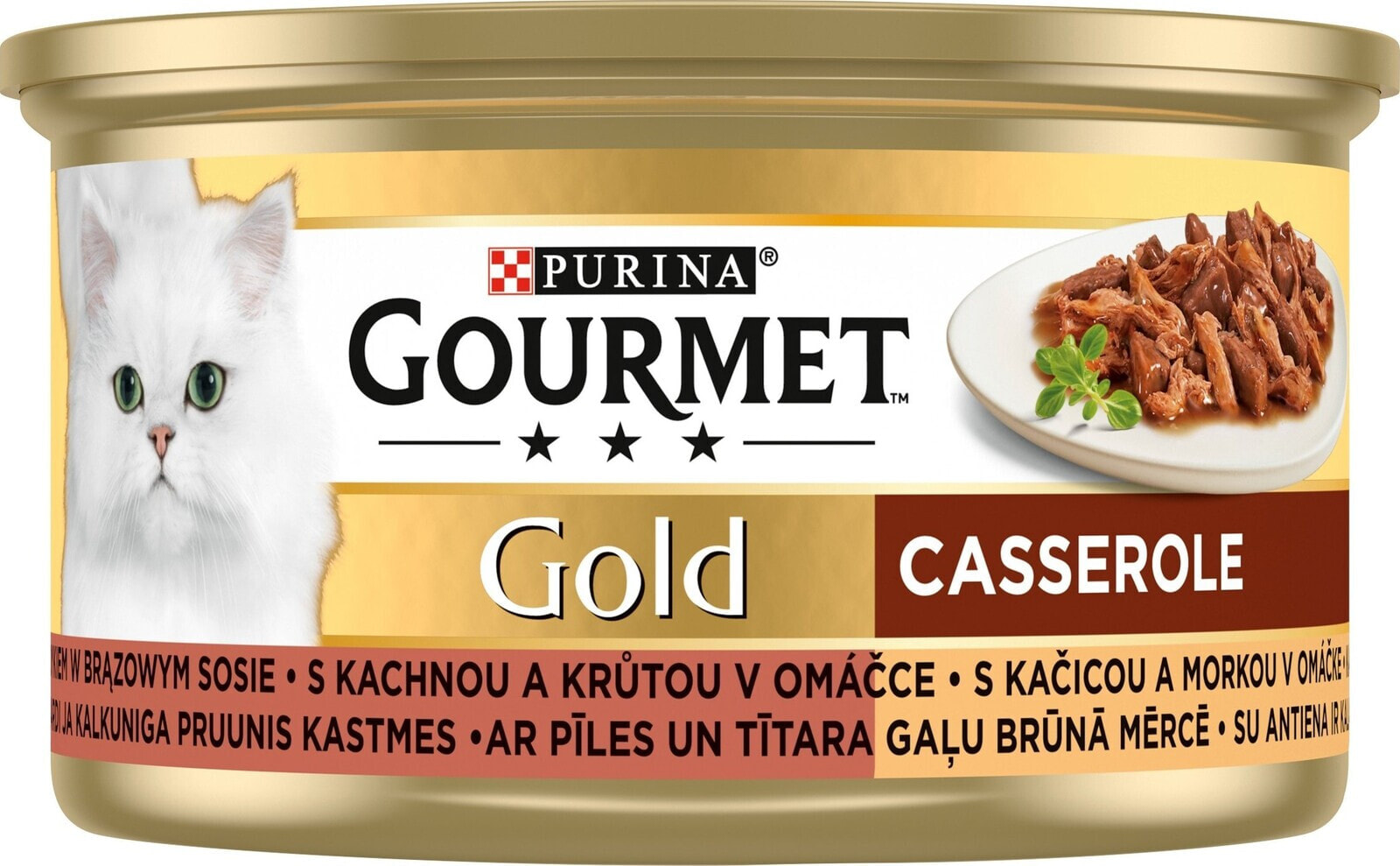 Gourmet Gourmet Gold Kaczka i indyk w brązowym sosie 85g