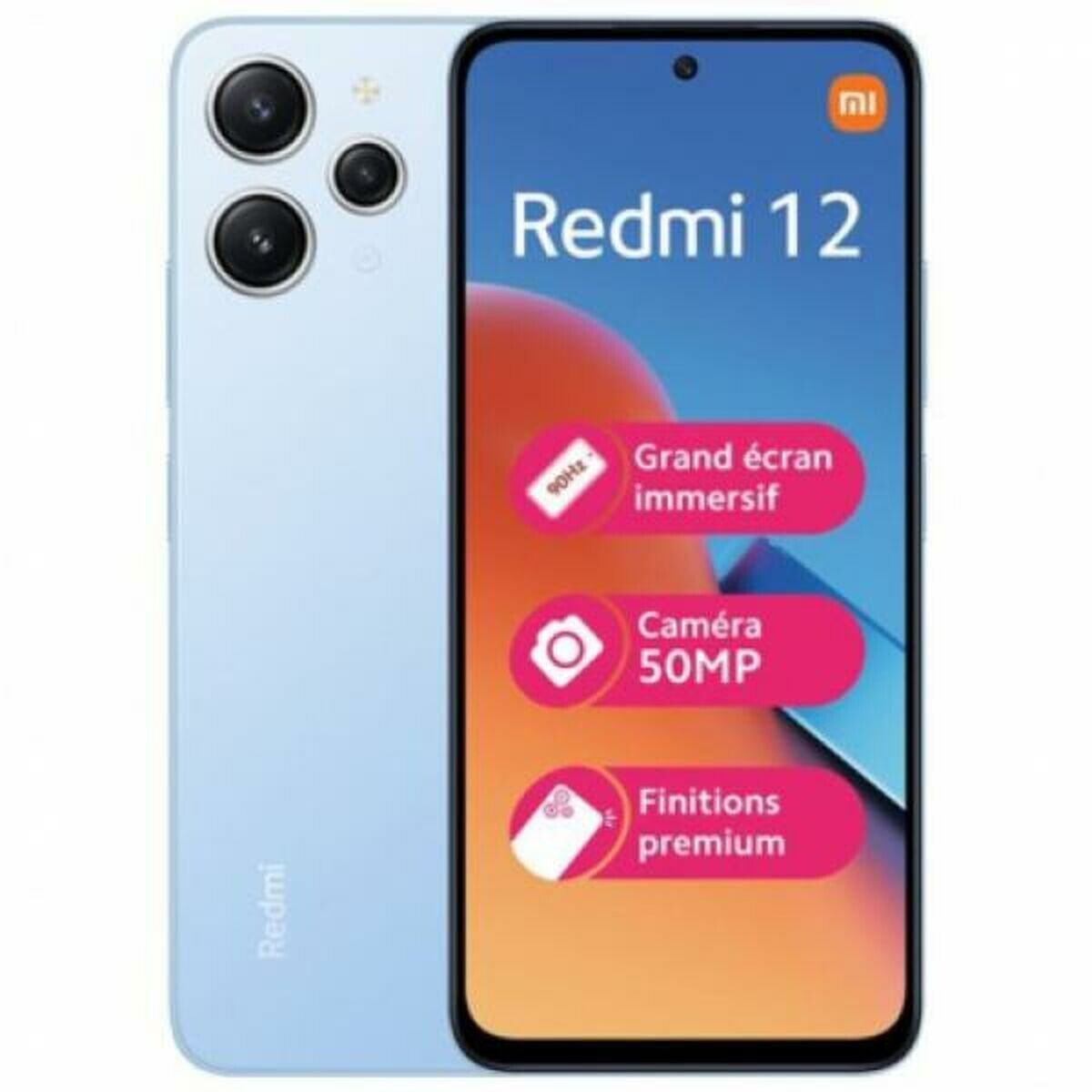 Смартфоны Xiaomi Redmi 12 Синий 4 GB RAM 128 Гб 6,79