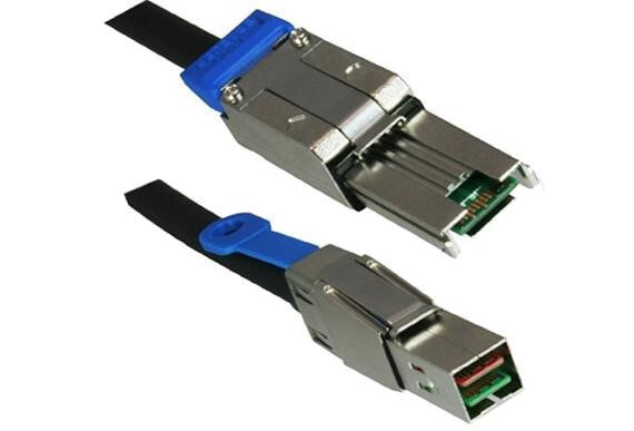 SAS-8844-2. Длина кабеля: 2 м, Разъем 1: mini SAS, Разъем 2: mini SAS HD