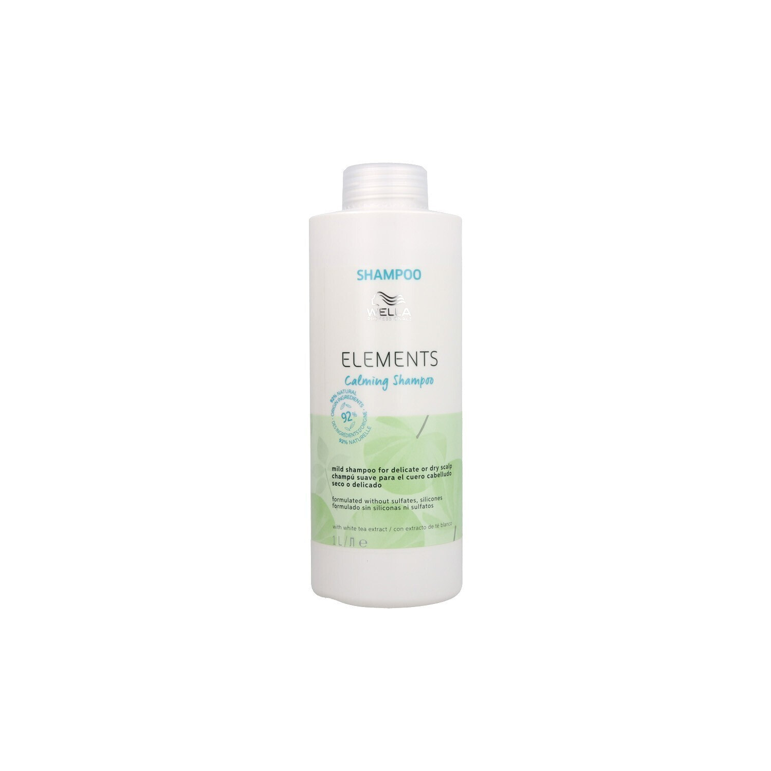Wella Elements Calming Shampoo Успокаивающий мягкий шампунь для чувствительной или сухой кожи головы Без сульфатов 1000 мл
