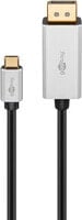 USB-C to DisplayPort Adapter Cable - 2 m - 2 m - USB Type-C - DisplayPort - Male - Male - Straight