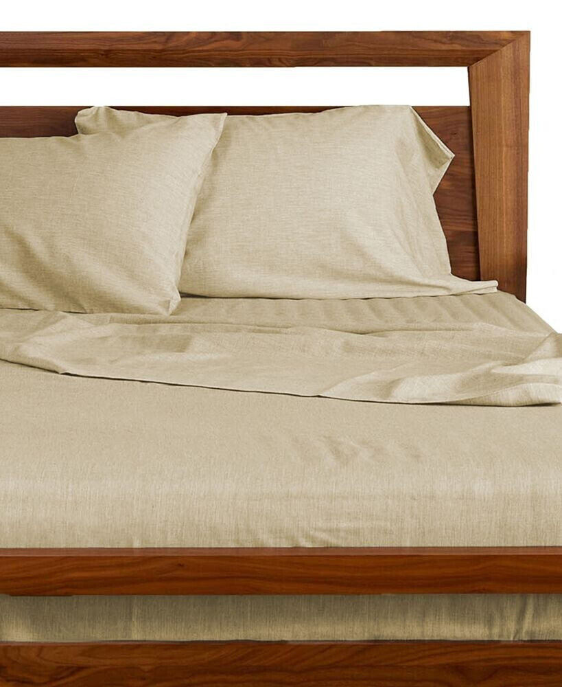 Melange 4-Piece Bed Sheet Set, Queen