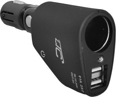 Автомобильное зарядное устройство и адаптер для мобильного телефона Ładowarka LTC LXAS15 2x USB-A 3.1 A (LXAS15)