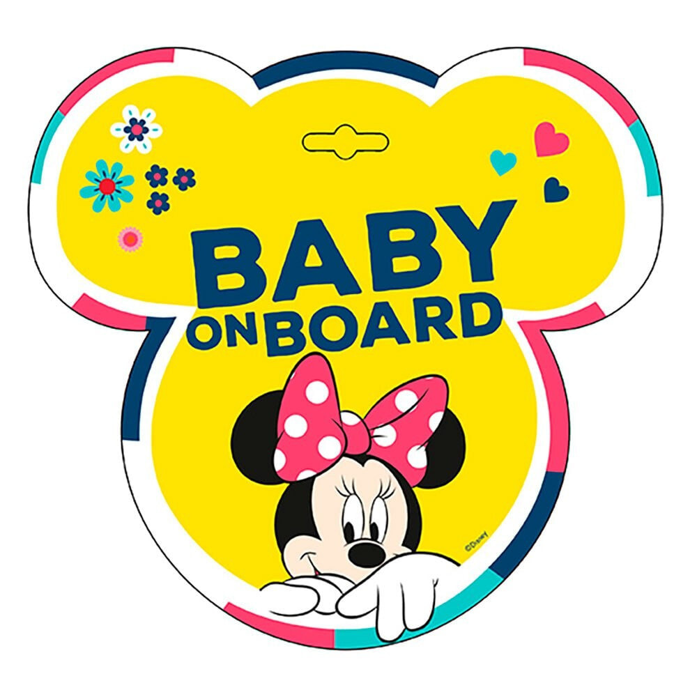 DISNEY Baby On Board Minnie Sticker