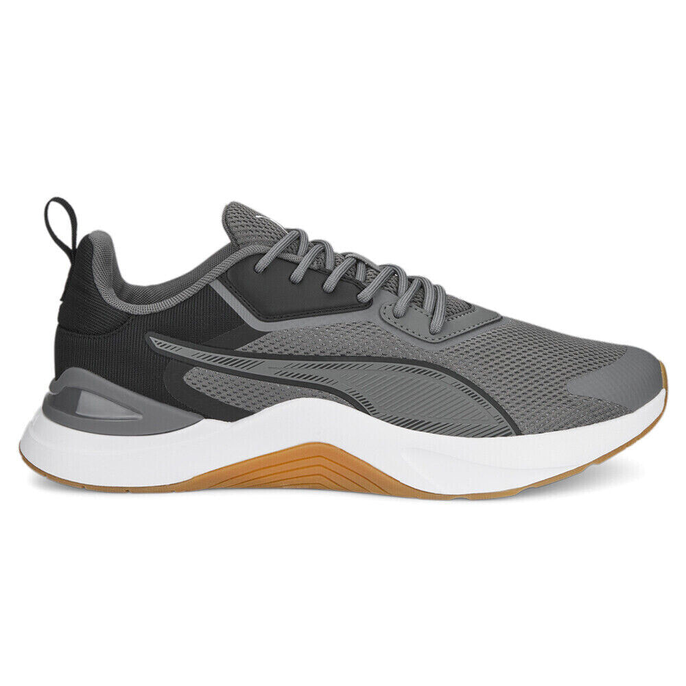Puma Infusion Training Mens Black, Grey Sneakers Athletic Shoes 37789304