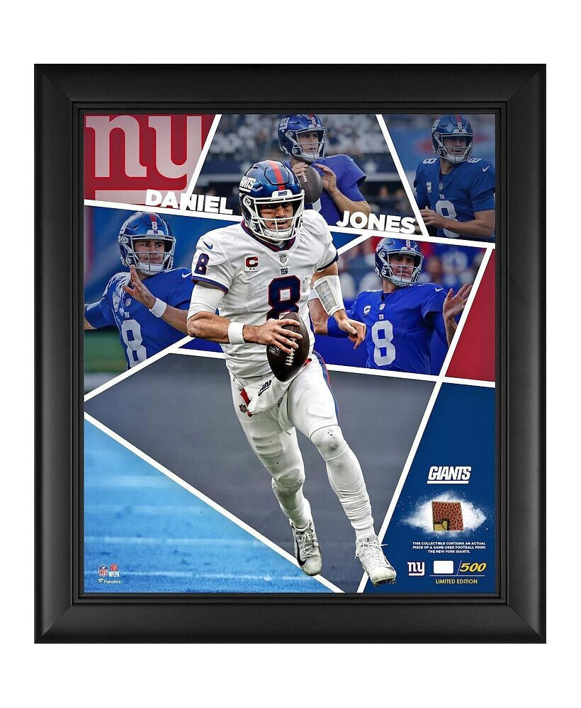 Fanatics Authentic daniel Jones New York Giants Framed 15