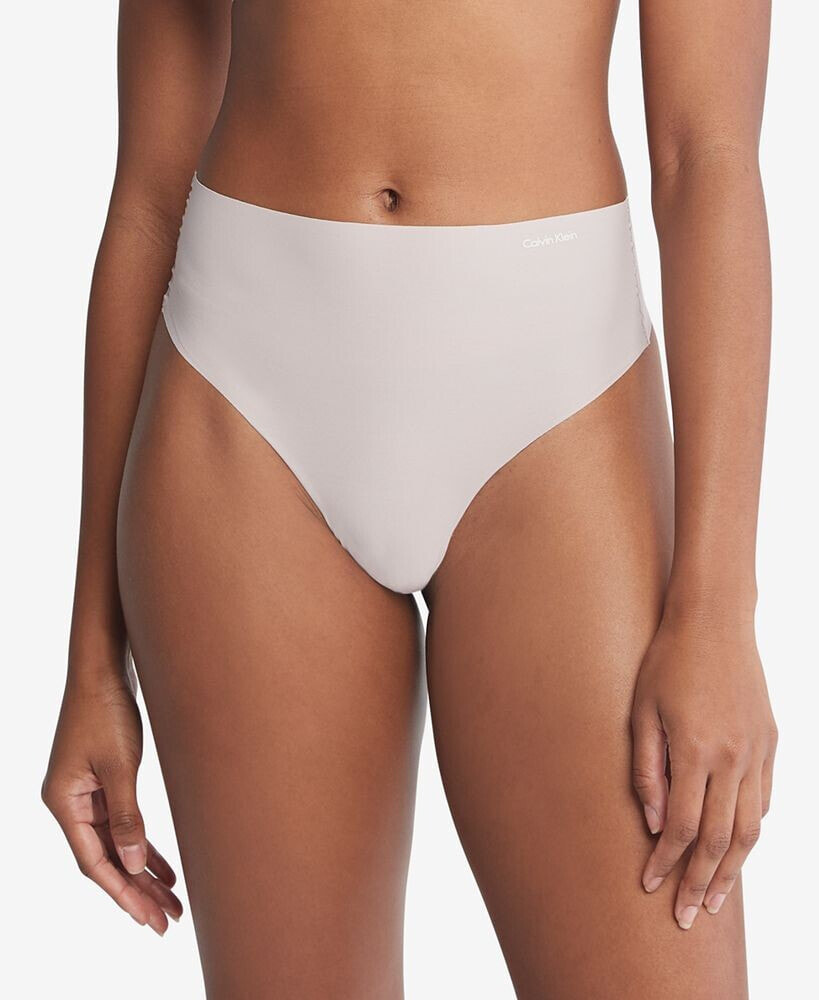 Calvin Klein women's Invisibles High-Waist Thong Underwear QD3864