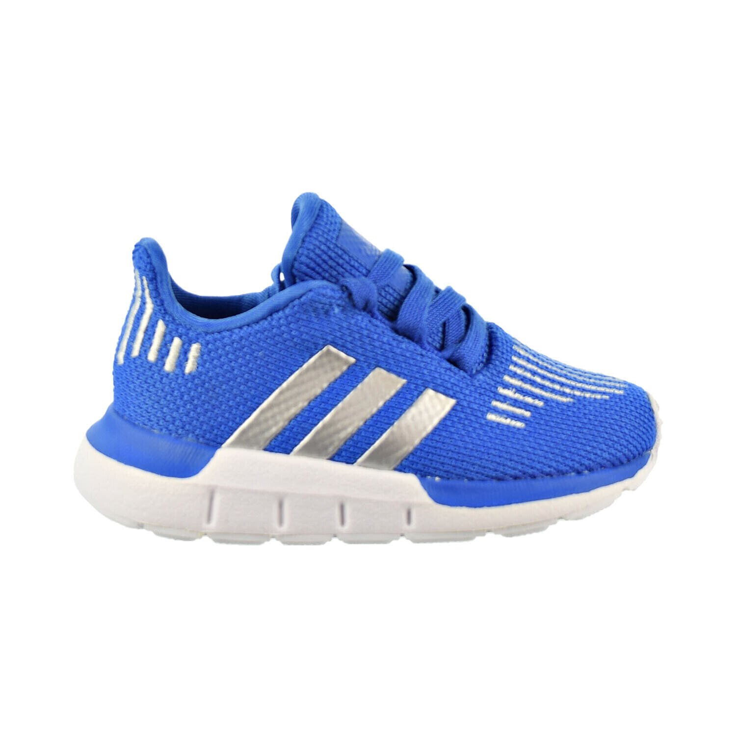 Adidas Swift Run I Toddler Shoes Blue-Metal Silver-Core Black EE7115